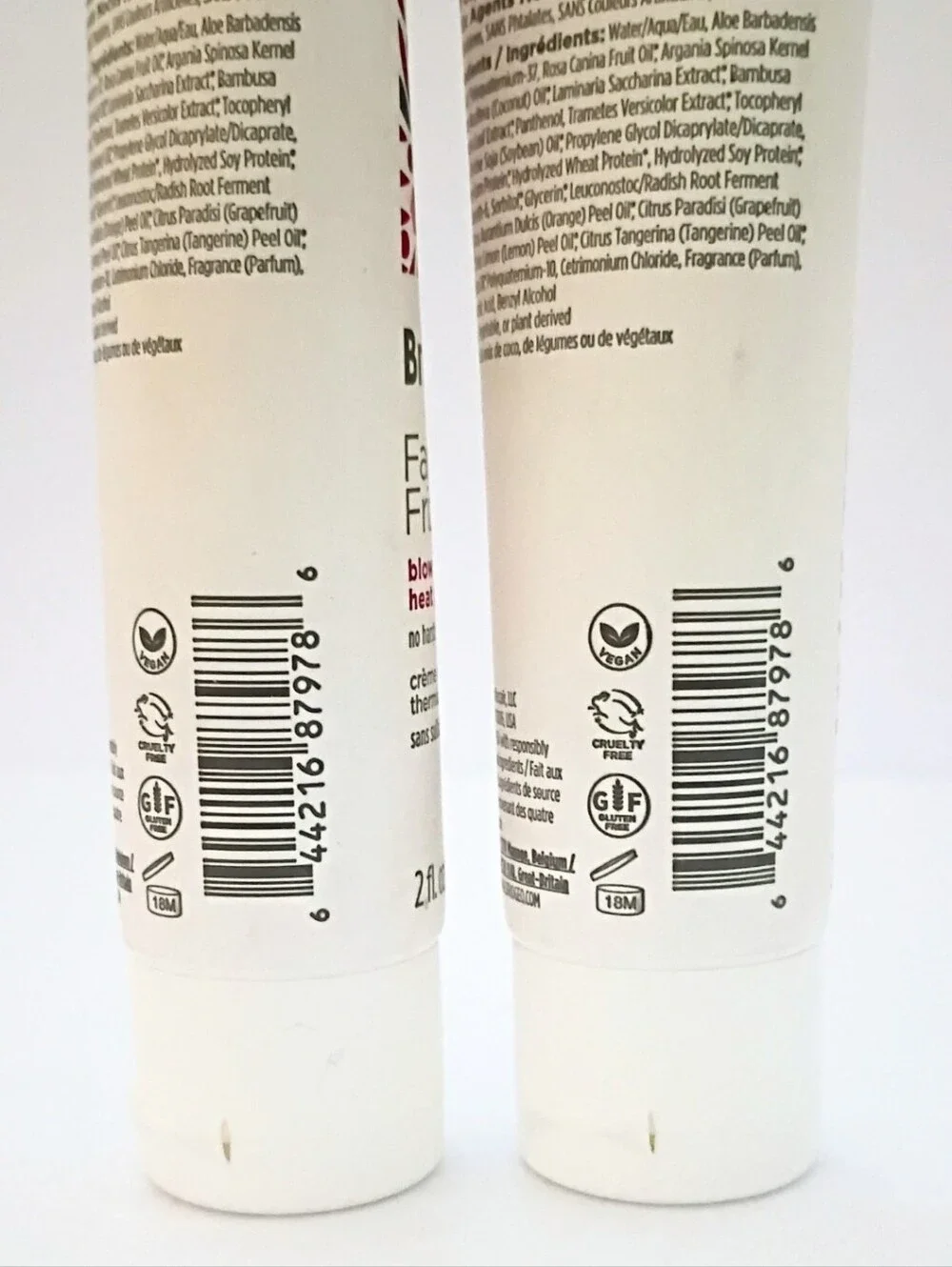 Briogeo Farewell Frizz Blow Dry Perfection & Heat Protectant Creme – Lot of 2